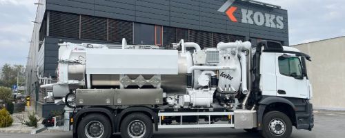 KOKS EcoVac ADR vacuümwagen onderweg naar Saoedi-Arabië! 🚛✨